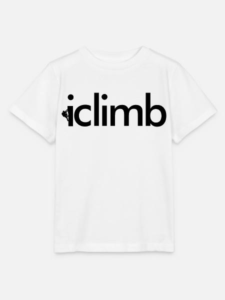 I climb - Stanley/Stella Kinder T-Shirt MINI CREATOR - Weiß