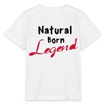 Born Legend - Stanley/Stella MINI CREATOR Kids’ T-Shirt - white - Front - Maike (125cm)