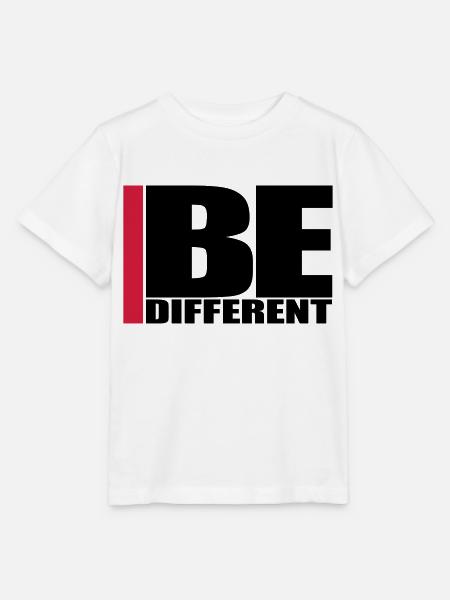 Cool Be Different Logo - Stanley/Stella Kinder T-Shirt MINI CREATOR - Weiß