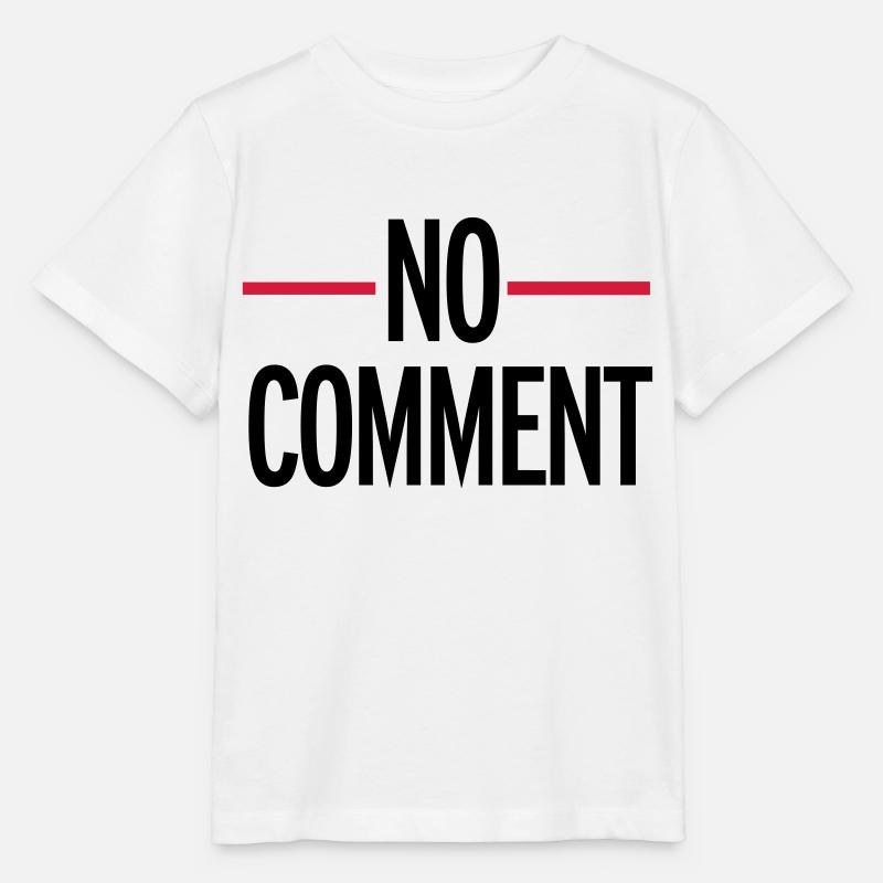 No Comment - T-shirt bio MINI CREATOR Stanley/Stella Enfant - blanc