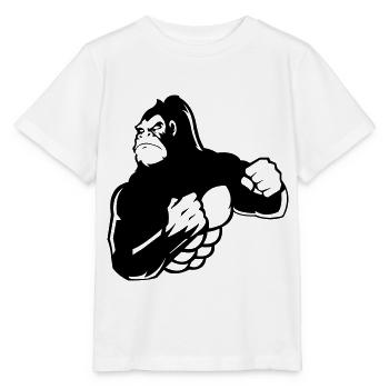 gorilla - Stanley/Stella MINI CREATOR Kids’ T-Shirt - white - Front - Maike (125cm)
