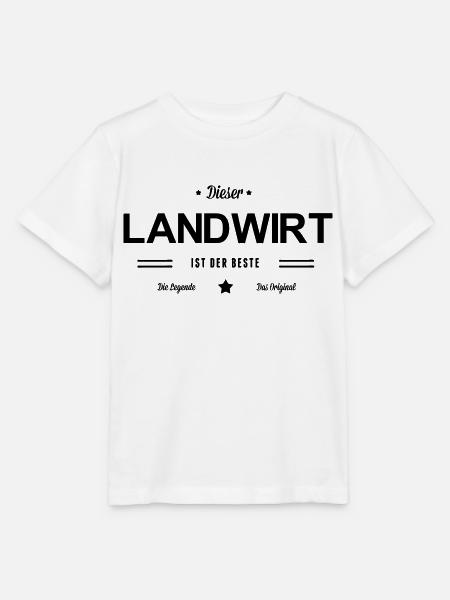 Bester Landwirt - Stanley/Stella Kinder T-Shirt MINI CREATOR  - Weiß