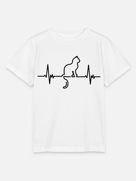 cat - Stanley/Stella Kinder T-Shirt MINI CREATOR - Weiß
