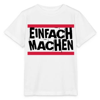 EINFACH MACHEN - Stanley/Stella Kinder T-Shirt MINI CREATOR  - Weiß - Vorne - Maike (125cm)