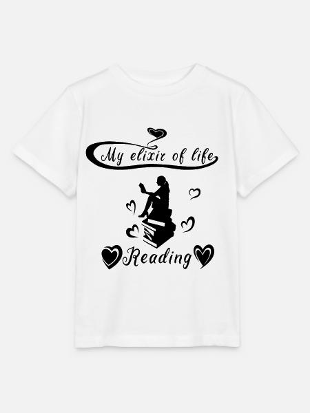 Lesen - Stanley/Stella Kinder T-Shirt MINI CREATOR - Weiß