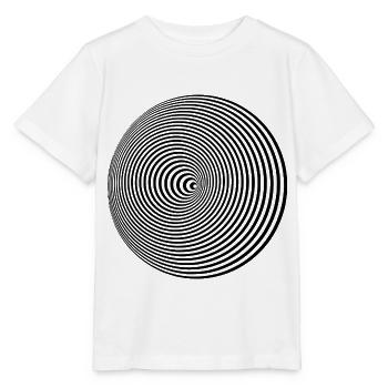 Kreis Illusion Geschenkidee Geschenk - Stanley/Stella Kinder T-Shirt MINI CREATOR  - Weiß - Vorne - Maike (125cm)