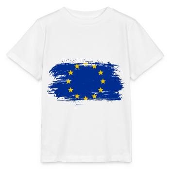 Europe Flag - Stanley/Stella MINI CREATOR Kids’ T-Shirt - white - Front - Maike (125cm)