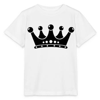 couronne - T-shirt bio MINI CREATOR Stanley/Stella Enfant - blanc - Devant - Maike (125cm)