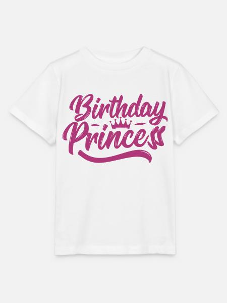 Birthday princess - Stanley/Stella Kinder T-Shirt MINI CREATOR - Weiß
