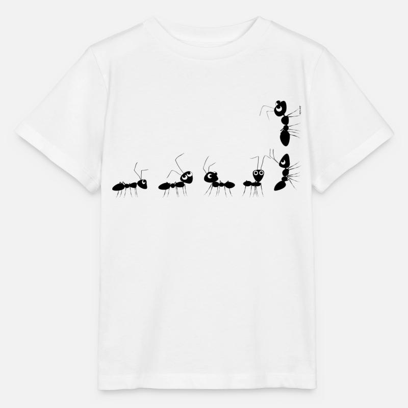 Ameisen - Stanley/Stella Kinder T-Shirt MINI CREATOR  - Weiß