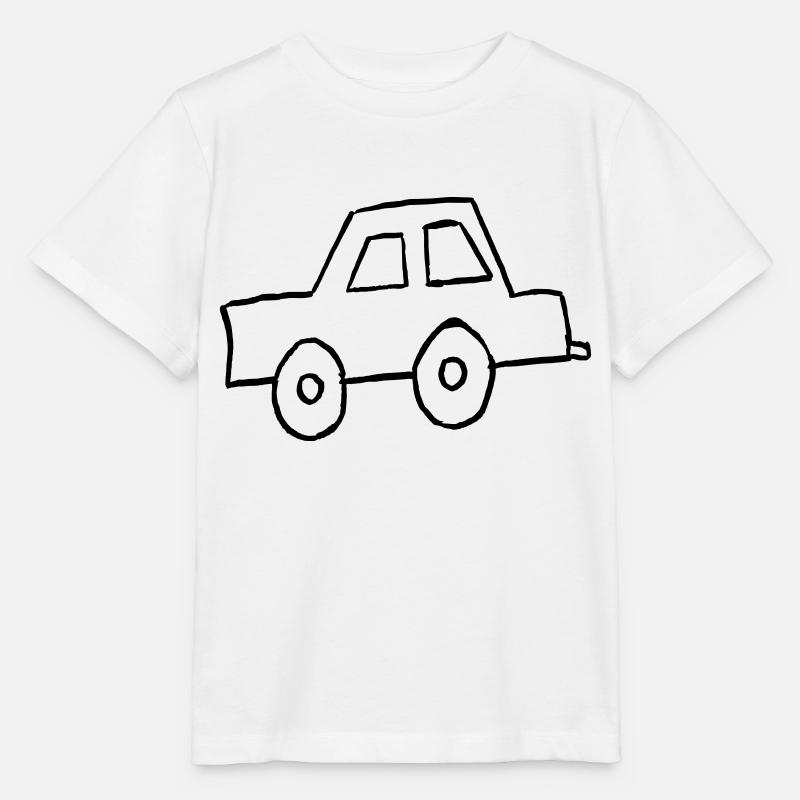 Auto - Stanley/Stella Kinder T-Shirt MINI CREATOR  - Weiß