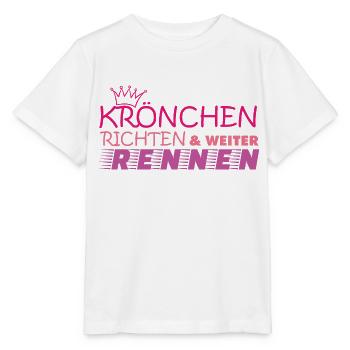 Muddy run shirt Teamshirt Matsch mud Lauf Schlamm - Stanley/Stella Kinder T-Shirt MINI CREATOR  - Weiß - Vorne - Maike (125cm)