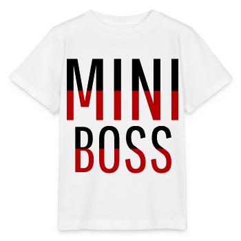 Boss Kleiner Chef Baby Kinder - Stanley/Stella Kinder T-Shirt MINI CREATOR  - Weiß - Vorne - Maike (125cm)