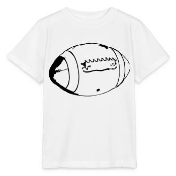 American Football American Vector Pride - T-shirt bio MINI CREATOR Stanley/Stella Enfant - blanc - Devant - Maike (125cm)