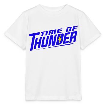 BLUE POWER - Stanley/Stella Kinder T-Shirt MINI CREATOR  - Weiß - Vorne - Maike (125cm)