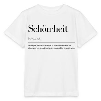 Schönheit eine kurze Beschreibung - Stanley/Stella Kinder T-Shirt MINI CREATOR  - Weiß - Vorne - Maike (125cm)
