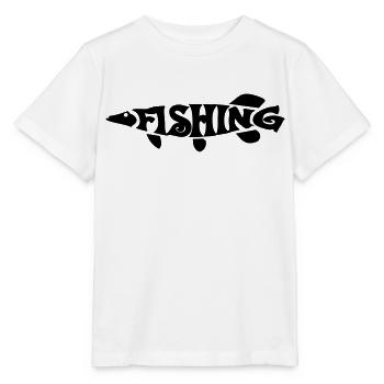 Pêche - T-shirt bio MINI CREATOR Stanley/Stella Enfant - blanc - Devant - Maike (125cm)