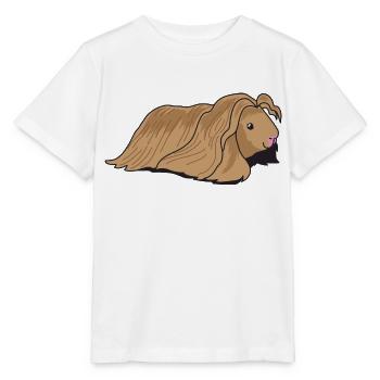 Cochon d’Inde à poil long - T-shirt bio MINI CREATOR Stanley/Stella Enfant - blanc - Devant - Maike (125cm)