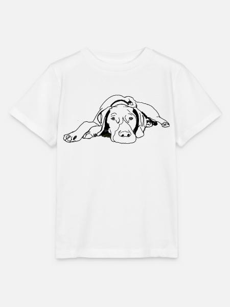 Pointer Deutsch Kurzhaar - Stanley/Stella Kinder T-Shirt MINI CREATOR  - Weiß