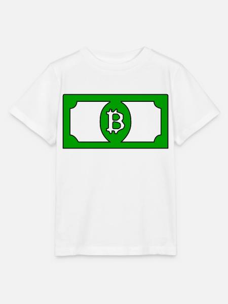 Bitcoin-Dollar - Stanley/Stella Kinder T-Shirt MINI CREATOR  - Weiß