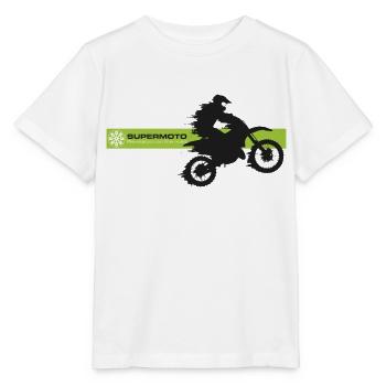 SUPER MOTO speed - Stanley/Stella Kinder T-Shirt MINI CREATOR  - Weiß - Vorne - Maike (125cm)