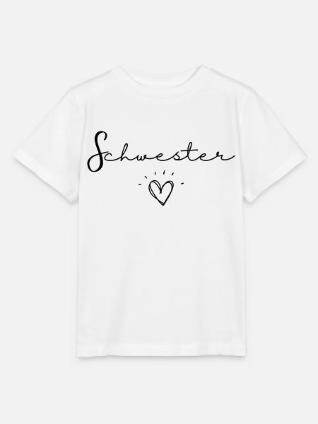 schwester - Stanley/Stella Kinder T-Shirt MINI CREATOR  - Weiß