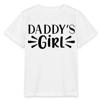 Daddy's Girl - Stanley/Stella MINI CREATOR Kids’ T-Shirt - white - Front - Maike (125cm)