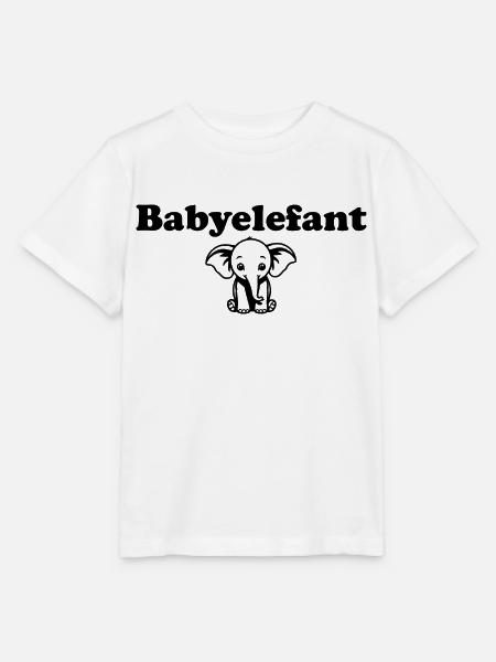 Babyelefant - Stanley/Stella Kinder T-Shirt MINI CREATOR - Weiß