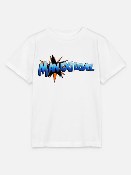 "Manextlevel Star" - Stanley/Stella Kinder T-Shirt MINI CREATOR - Weiß
