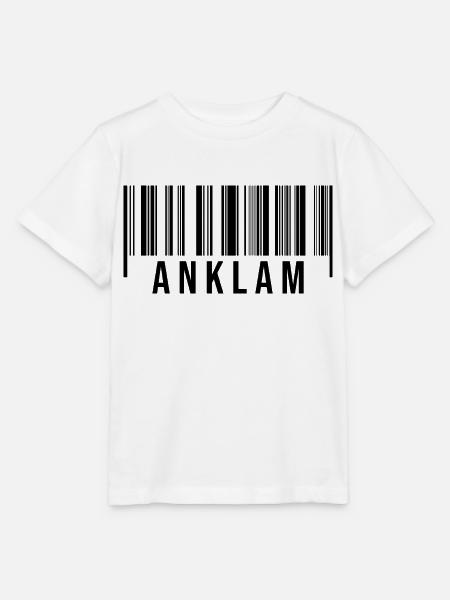 Anklam Strichcode - Stanley/Stella Kinder T-Shirt MINI CREATOR - Weiß