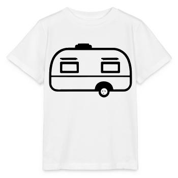 Small caravan - Stanley/Stella MINI CREATOR Kids’ T-Shirt - white - Front - Maike (125cm)