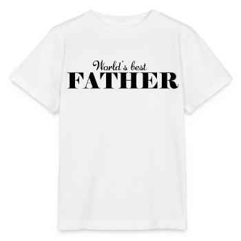 le meilleur père du monde - T-shirt bio MINI CREATOR Stanley/Stella Enfant - blanc - Devant - Maike (125cm)