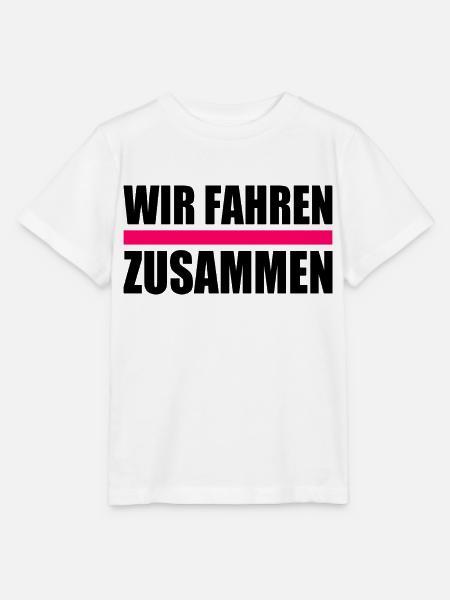 Wir fahren zusammen - Stanley/Stella Kinder T-Shirt MINI CREATOR - Weiß