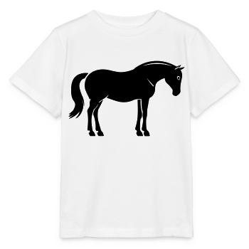Horse - Stanley/Stella MINI CREATOR Kids’ T-Shirt - white - Front - Maike (125cm)