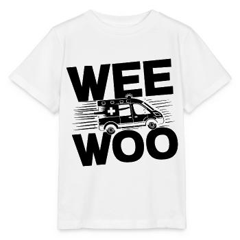 Wee Woo Krankenwagenfahrer Rettungssanitäter Rettungssanitäter - Stanley/Stella Kinder T-Shirt MINI CREATOR  - Weiß - Vorne - Maike (125cm)