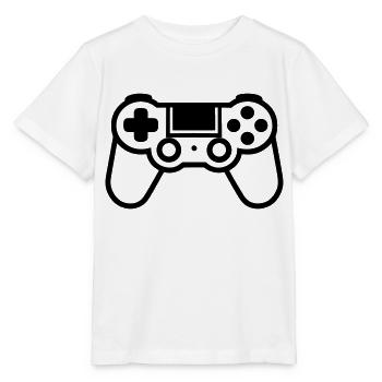 manette de jeux vidéo - T-shirt bio MINI CREATOR Stanley/Stella Enfant - blanc - Devant - Maike (125cm)