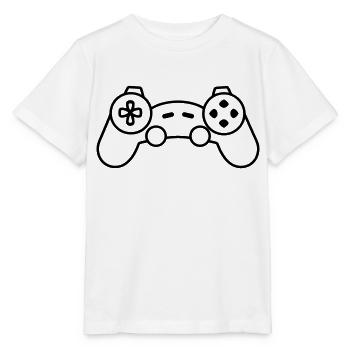 manette de jeux vidéo - T-shirt bio MINI CREATOR Stanley/Stella Enfant - blanc - Devant - Maike (125cm)