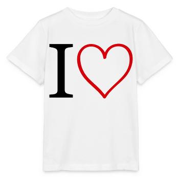 herz i heart - Stanley/Stella Kinder T-Shirt MINI CREATOR  - Weiß - Vorne - Maike (125cm)