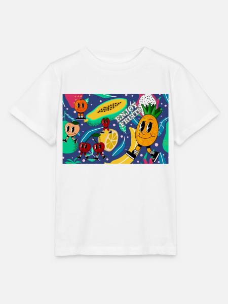 Enjoy Fruits - Sommerdesign - Stanley/Stella Kinder T-Shirt MINI CREATOR - Weiß