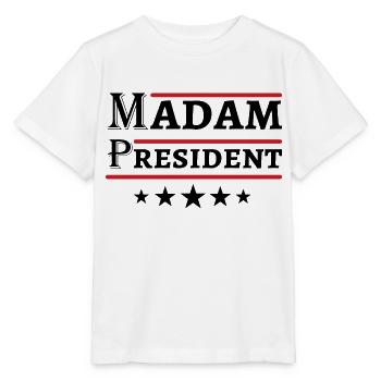 Madam President 2024 - Stanley/Stella MINI CREATOR Kids’ T-Shirt - white - Front - Maike (125cm)