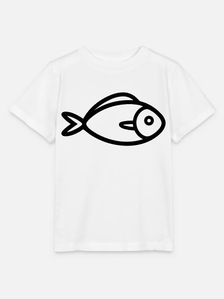 Fisch - Stanley/Stella Kinder T-Shirt MINI CREATOR - Weiß