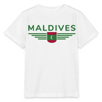 Maldives Fans : Maillots exclusifs - T-shirt bio MINI CREATOR Stanley/Stella Enfant - blanc - Devant - Maike (125cm)