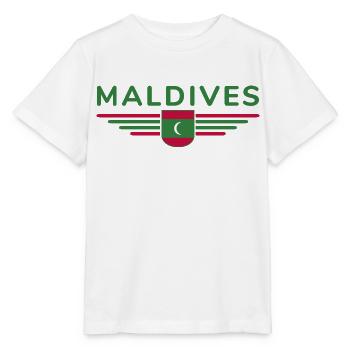 Maldives Fans : Maillots exclusifs - T-shirt bio MINI CREATOR Stanley/Stella Enfant - blanc - Devant - Maike (125cm)