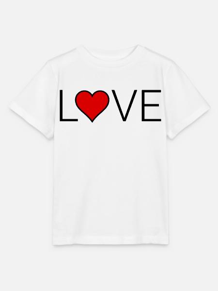 Love - Stanley/Stella Kinder T-Shirt MINI CREATOR  - Weiß