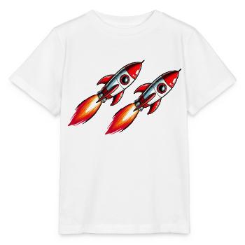 Rocket Comic - Stanley/Stella MINI CREATOR Kids’ T-Shirt - white - Front - Maike (125cm)