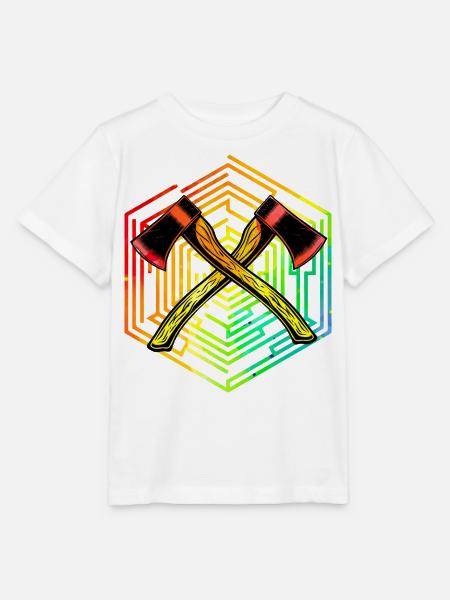 Axtwerfen - Stanley/Stella Kinder T-Shirt MINI CREATOR - Weiß