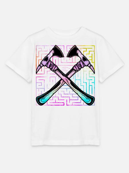 Axtwerfen - Stanley/Stella Kinder T-Shirt MINI CREATOR  - Weiß
