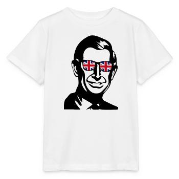 King Charles Sunglasses - Stanley/Stella Kinder T-Shirt MINI CREATOR  - Weiß - Vorne - Maike (125cm)