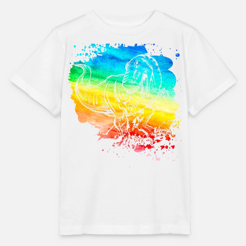 Dinosaurier - Stanley/Stella Kinder T-Shirt MINI CREATOR  - Weiß