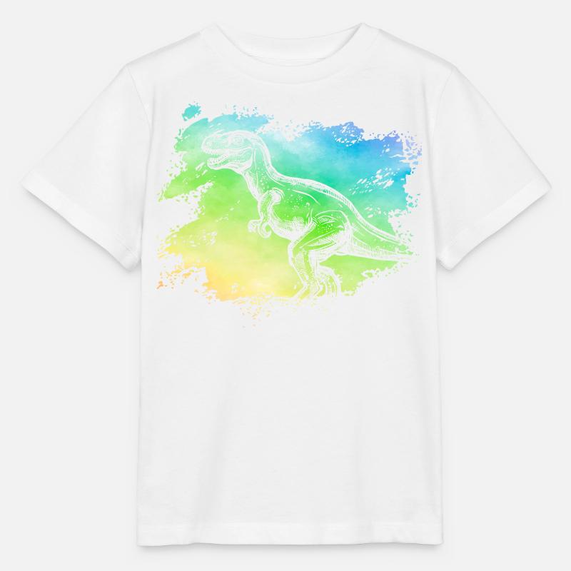 Dinosaurier - Stanley/Stella Kinder T-Shirt MINI CREATOR  - Weiß